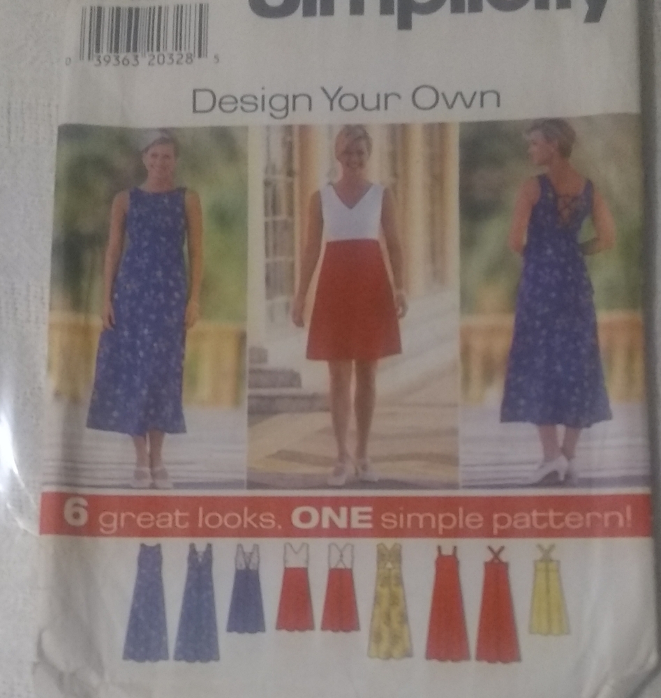 Simplicity Sewing Pattern 7651 Used Cut